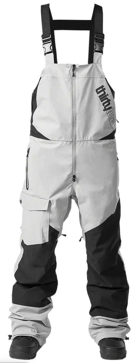 ThirtyTwo: Deep Creek Bib Men's - Grey/Black – Lip Trix Boardshop
