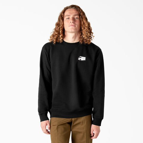 Dickies Skateboarding Pool Drainage Graphic Sweatshirt - Black