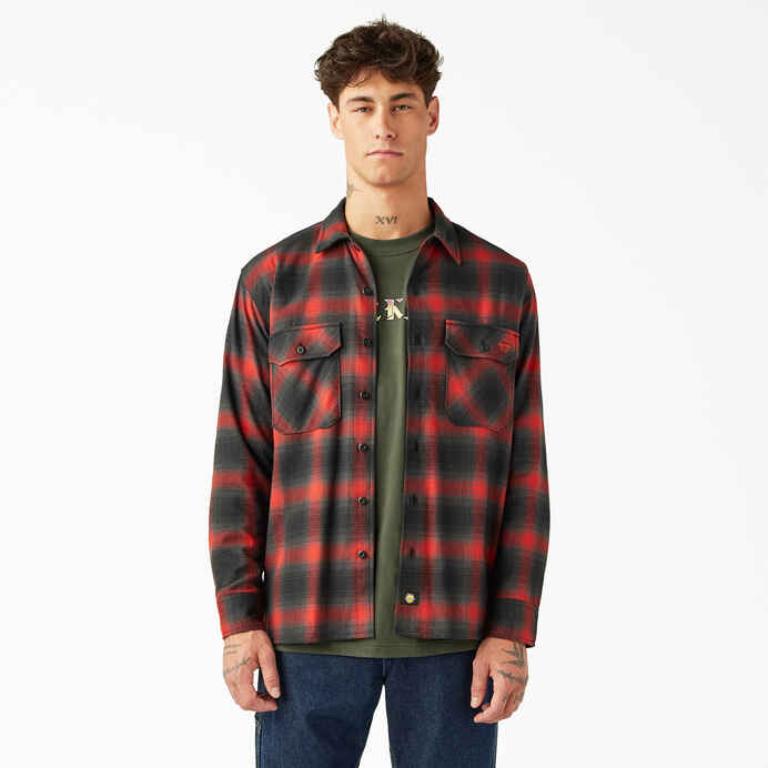 Dickies x Spitfire Flannel Shirt - Red Orche – Lip Trix Boardshop