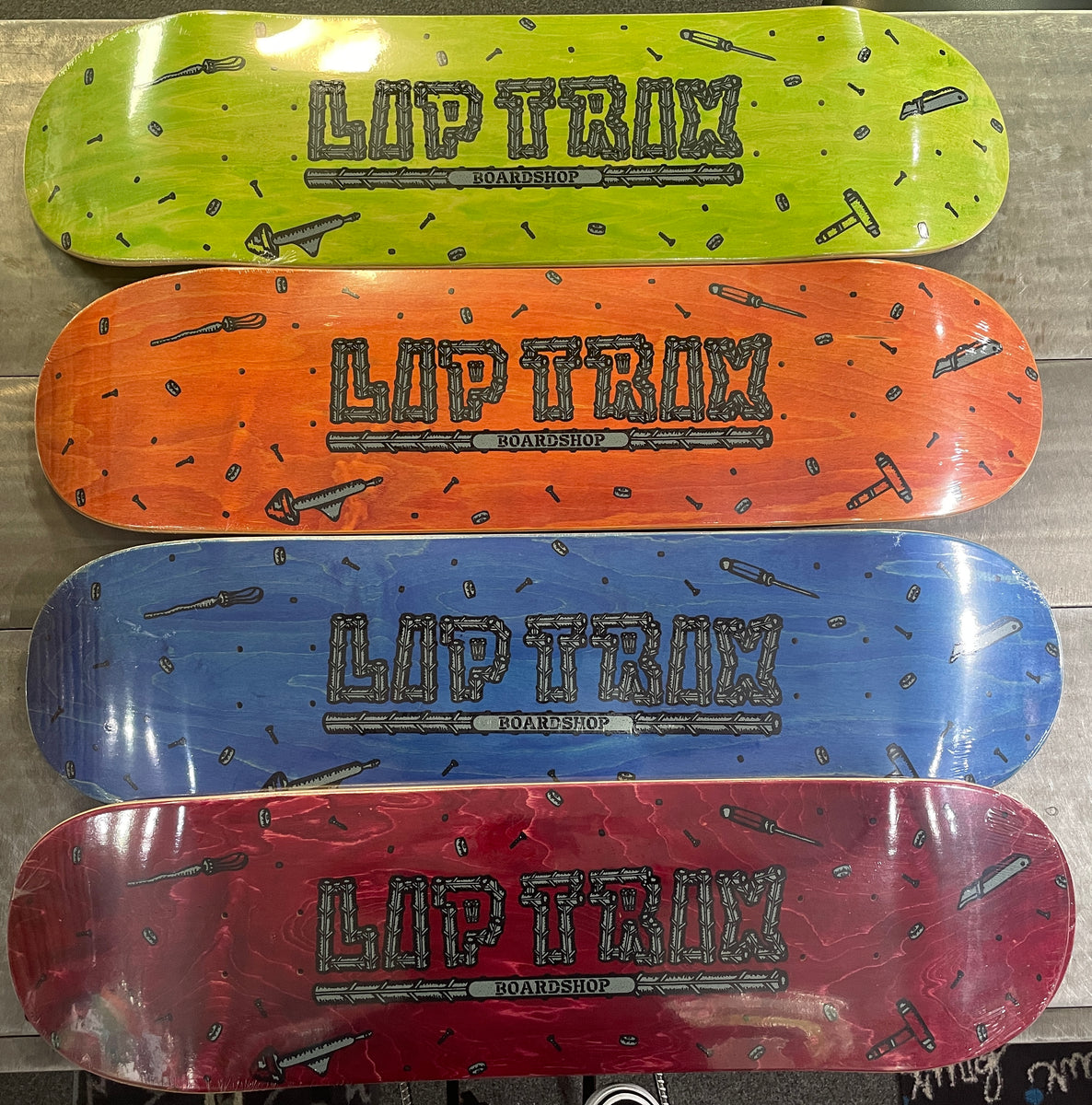 Lip Trix Shop Deck x MattyWax Assorted Stain Lip Trix