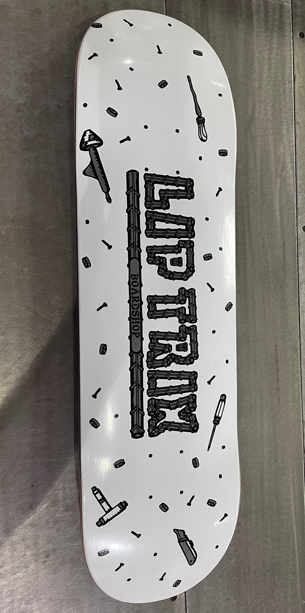 Lip Trix Shop Deck x MattyWax White Lip Trix