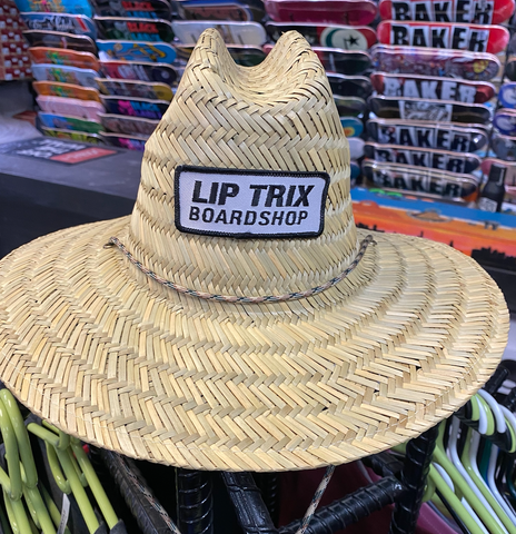 Lip Trix Patch Straw Hat