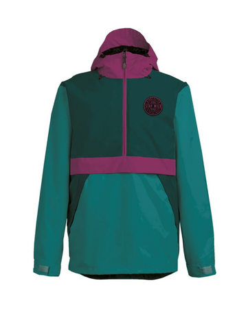 AirBlaster: Trenchover Jacket - Spruce/Magenta
