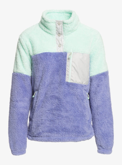 Roxy: Women's Alabama Sherpa Pull-Over - Easter egg – Lip Trix Boardshop