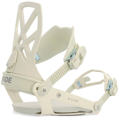 Ride A-4 Snowboard Bindings - Bone 2023