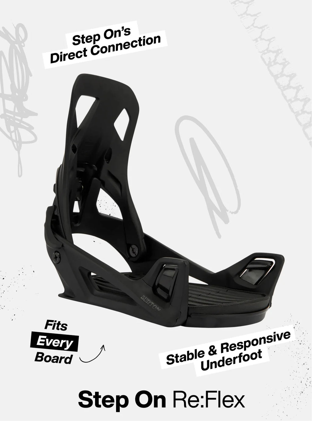 Burton: Men's STEP ON Bindings - Black