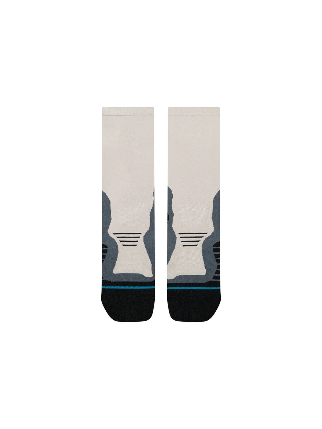 Stance Socks: Pace Light Crew - Light Grey