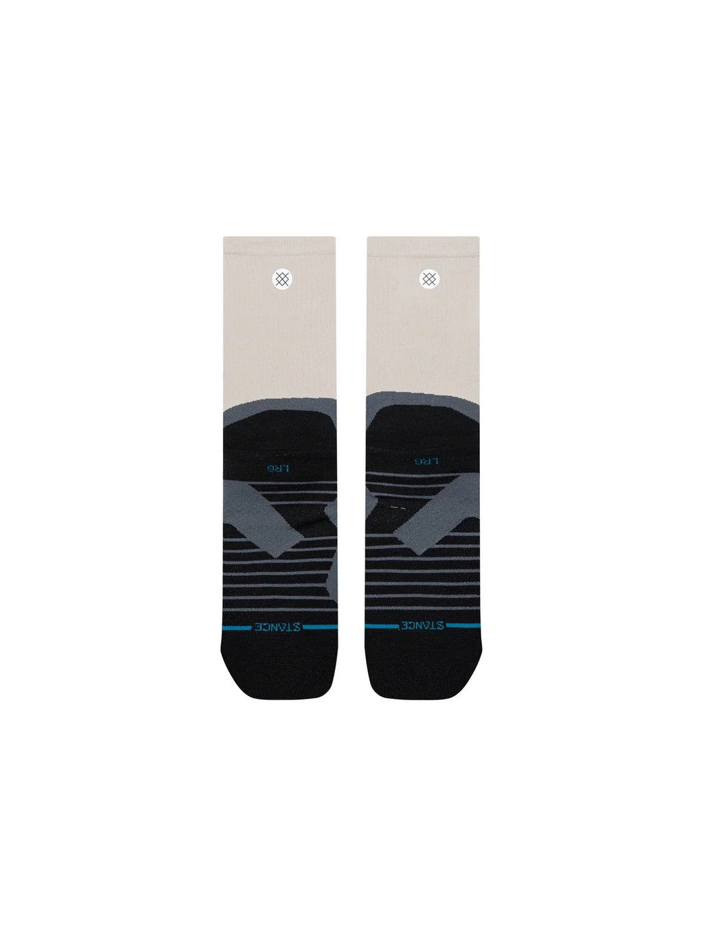 Stance Socks: Pace Light Crew - Light Grey