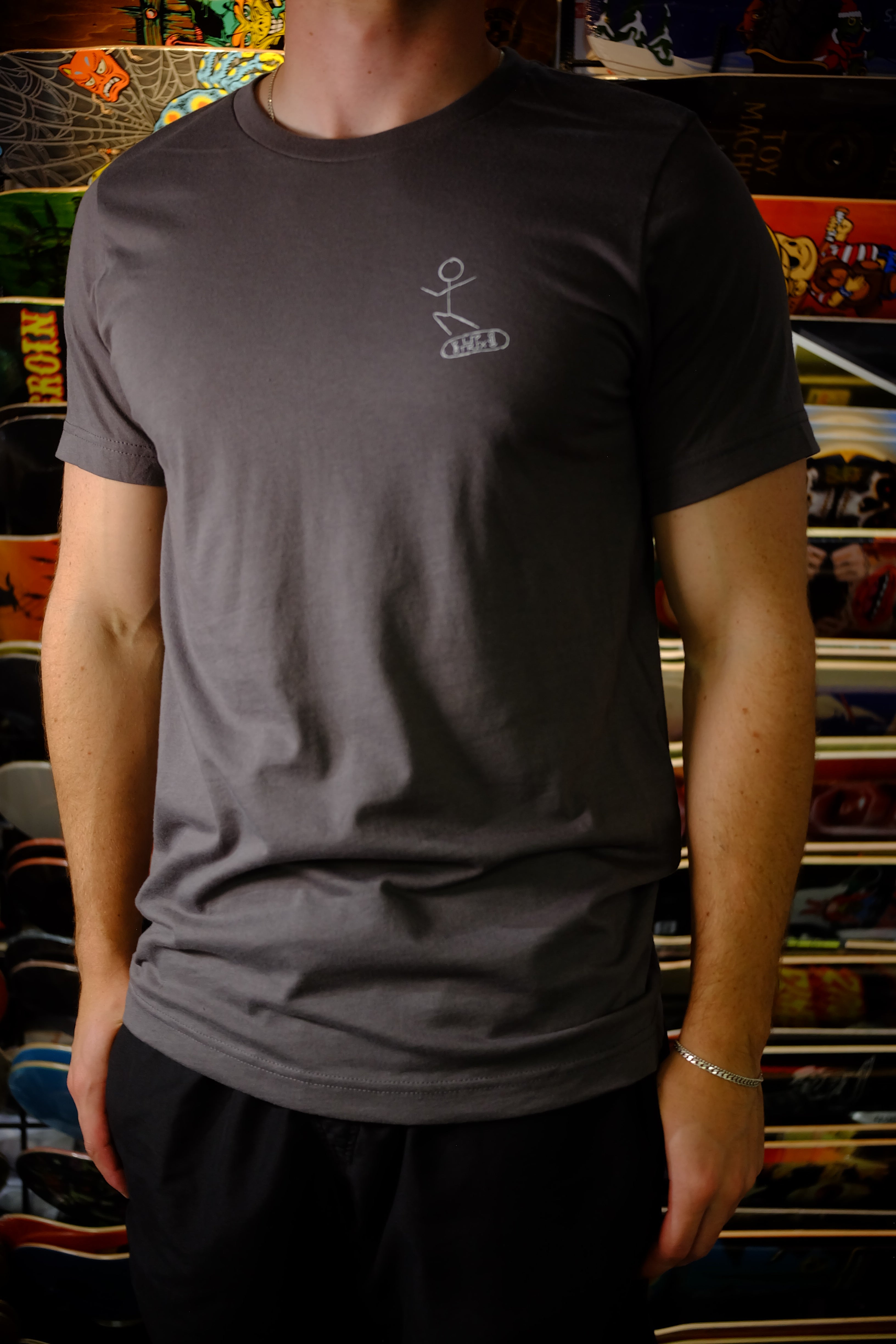 Lip Trix:  Stick Figure Logo Tee - Assorted Colors