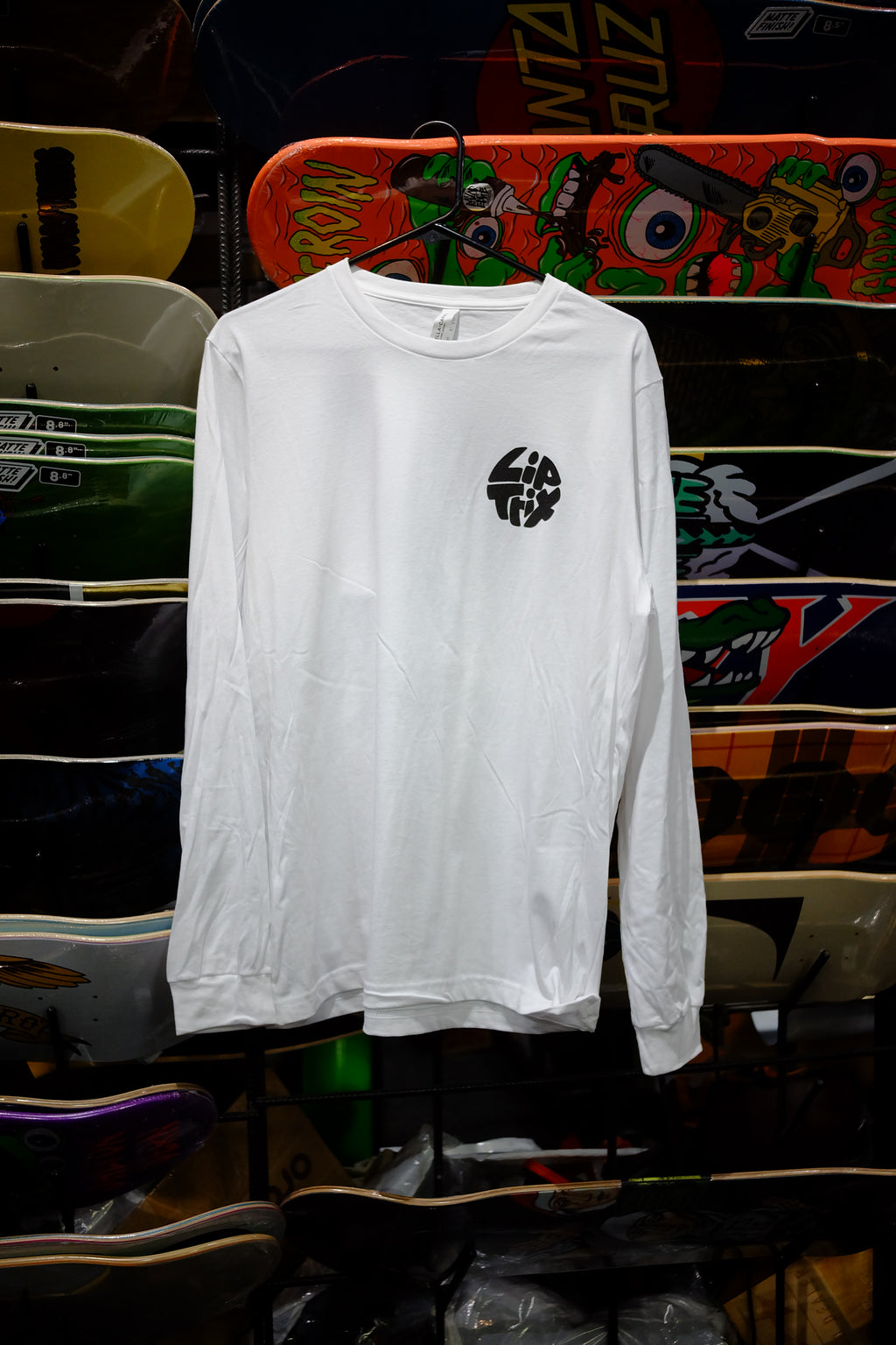 Lip Trix Shop Long sleeve - Woodcut Logo