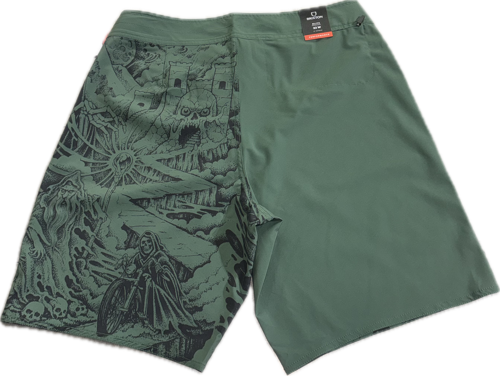 Brixton: Blitz Boardshort 19" - Primary Green