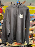 Lip Trix Boardshop: Circle Logo Pull Over Hoodie - Black
