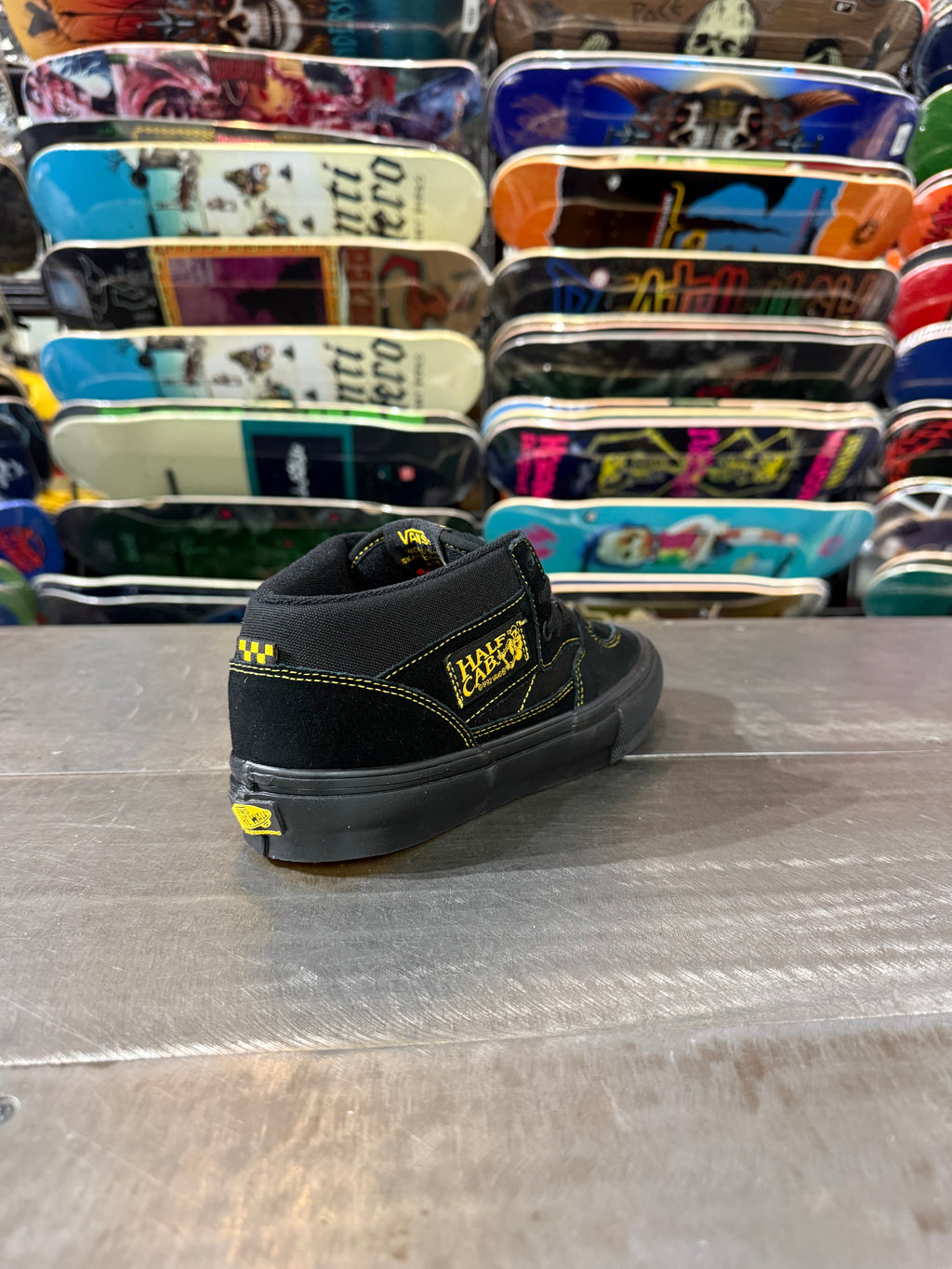 Vans Skate Half Cab - Black/Mustard