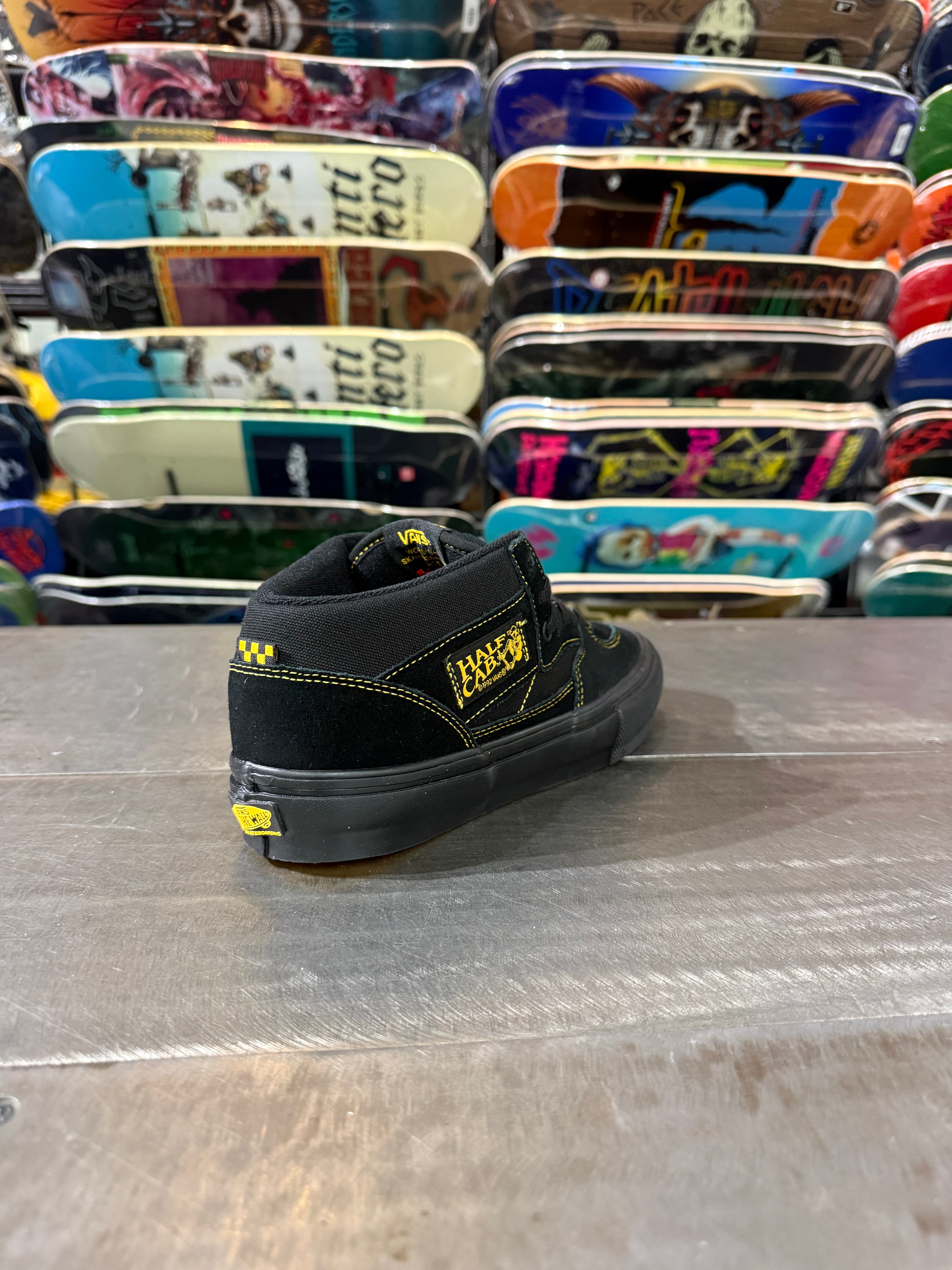 Vans Skate Half Cab - Black/Mustard