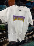 Creature Skateboards: Creature logo T-shirt - White Purple