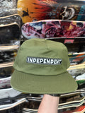 Independent: Bar Logo Snapback Independent Hat