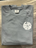Lip Trix Shop Tee - Circle Logo (Grey/White)