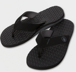 Volcom Eco Recliner 2 Sandals - Black Grey