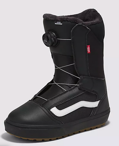 Vans Snowboard Boots: Aura Linerless - Black/Gum 2024