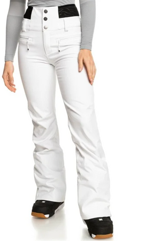 Roxy: Rising High Pant - Bright White 2024 Womens