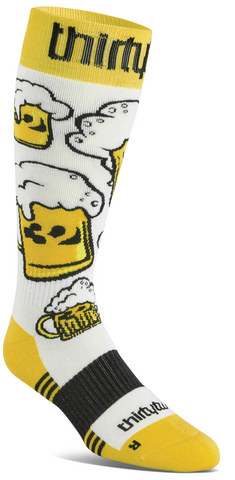 ThirtyTwo: Double Sock Men's - White/Yellow