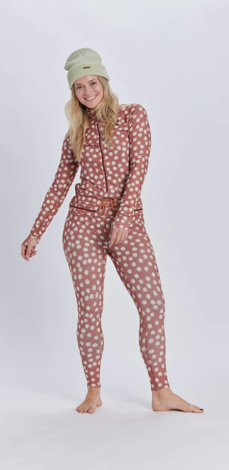 AirBlaster: Women's Hoodless Ninja Suit - Rust Daisy