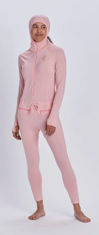 AirBlaster: Women's Merino Wool Ninja Suit - Rose Quartz 2024