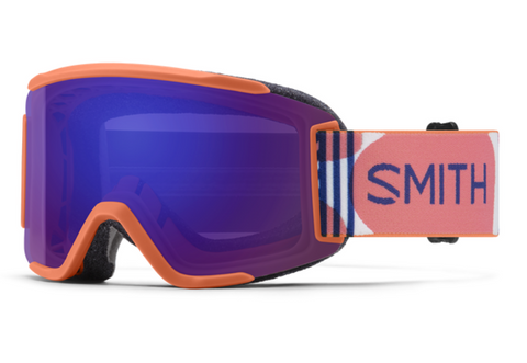 Smith Goggles: Squad S - Coral Riso Print