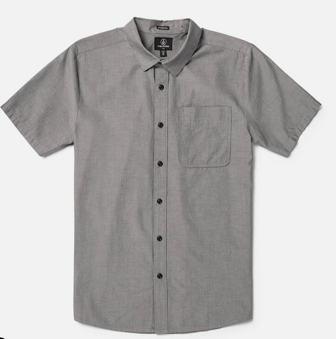 Volcom Date Knight S/S Shirt - Grey