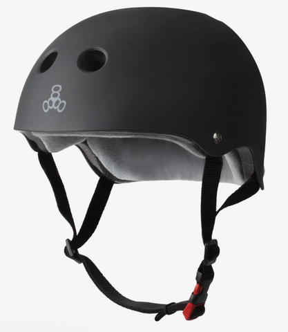 Triple Eight: The Certified Sweatsaver Helmet - Black Rubber