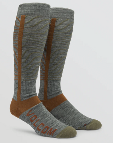 Volcom: Heavy Over-The-Calf Sock - Heather Grey