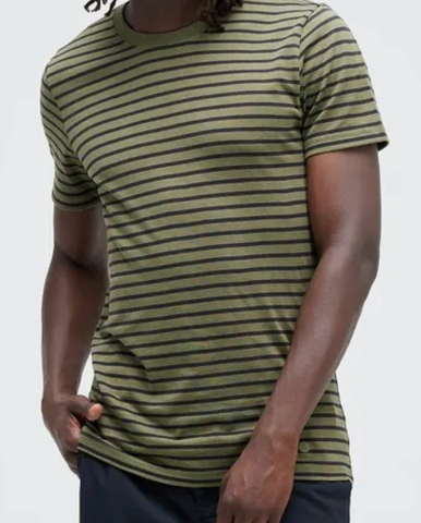 Stance Premiere Tee With Butter Blend - Green Stripe