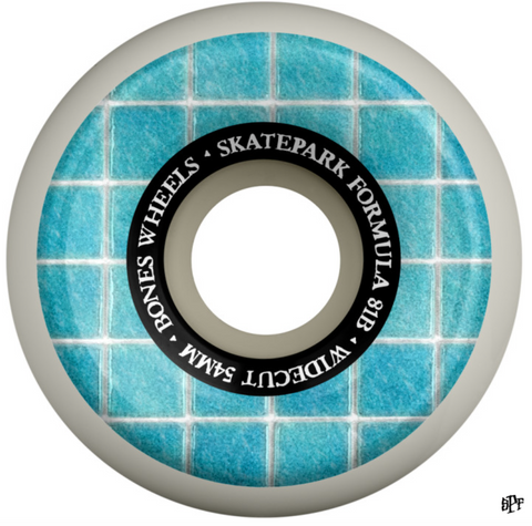 BONES WHEELS SPF Skateboard Wheels Pool & the Gang 54 V6 Widecut SkateparkFormula 81B