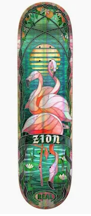 Real Skateboards: Real Zion Holo BRD EZ Cathedral Skateboard Deck