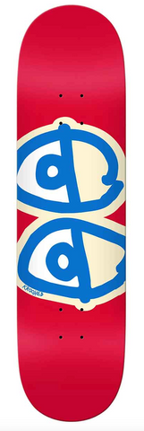 Krooked Skateboards TM Eyes Deck 8.25" Red