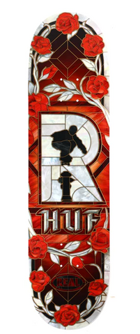 Real Skateboards: Real BRD Huf Cathedral 8.5 Skateboard Deck