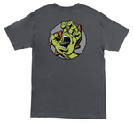 Santa Cruz: Hand Dot Mens Santa Cruz T-Shirt (Charcoal)