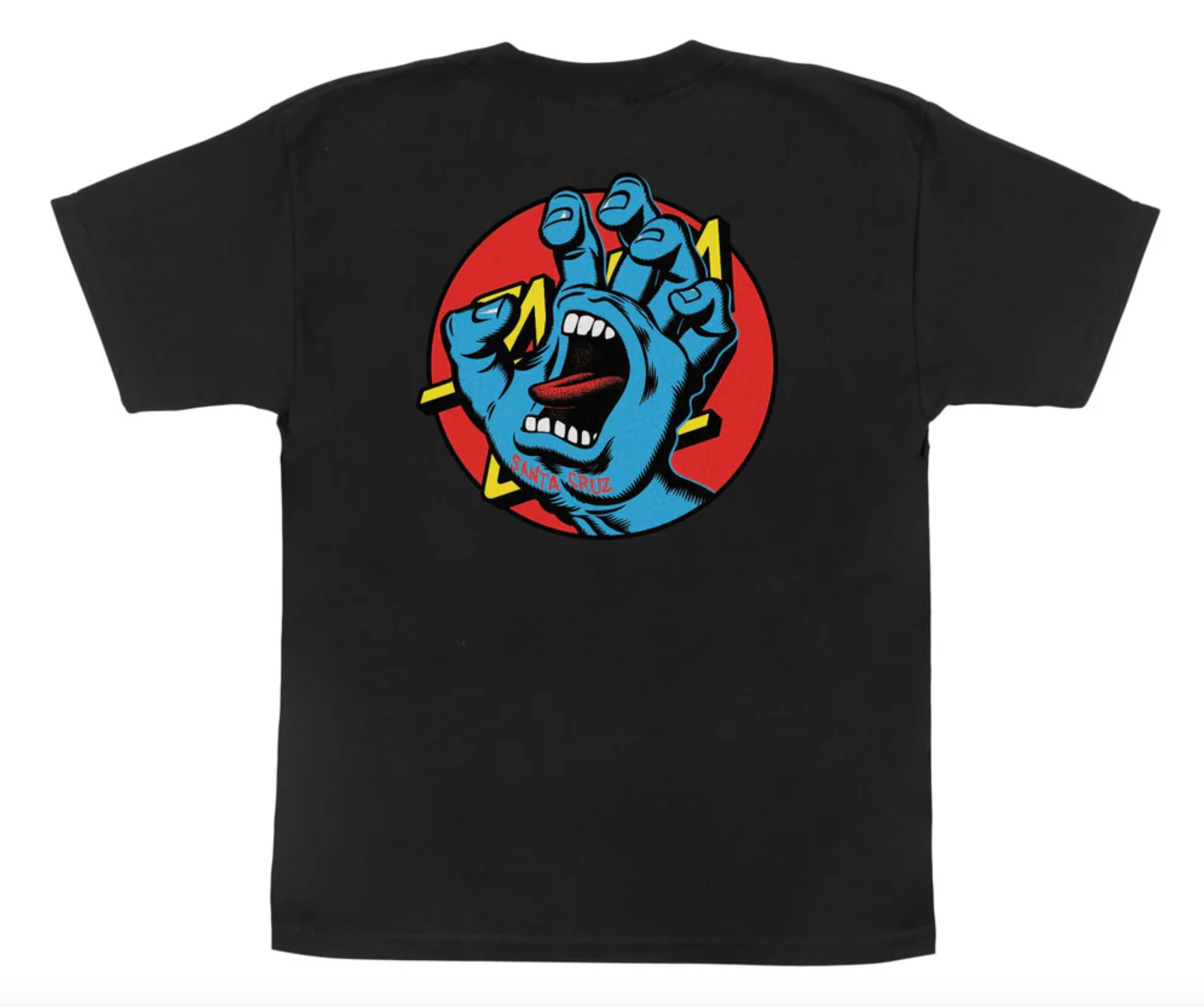 Santa Cruz: Hand Dot Santa Cruz Youth T-Shirt (Black)