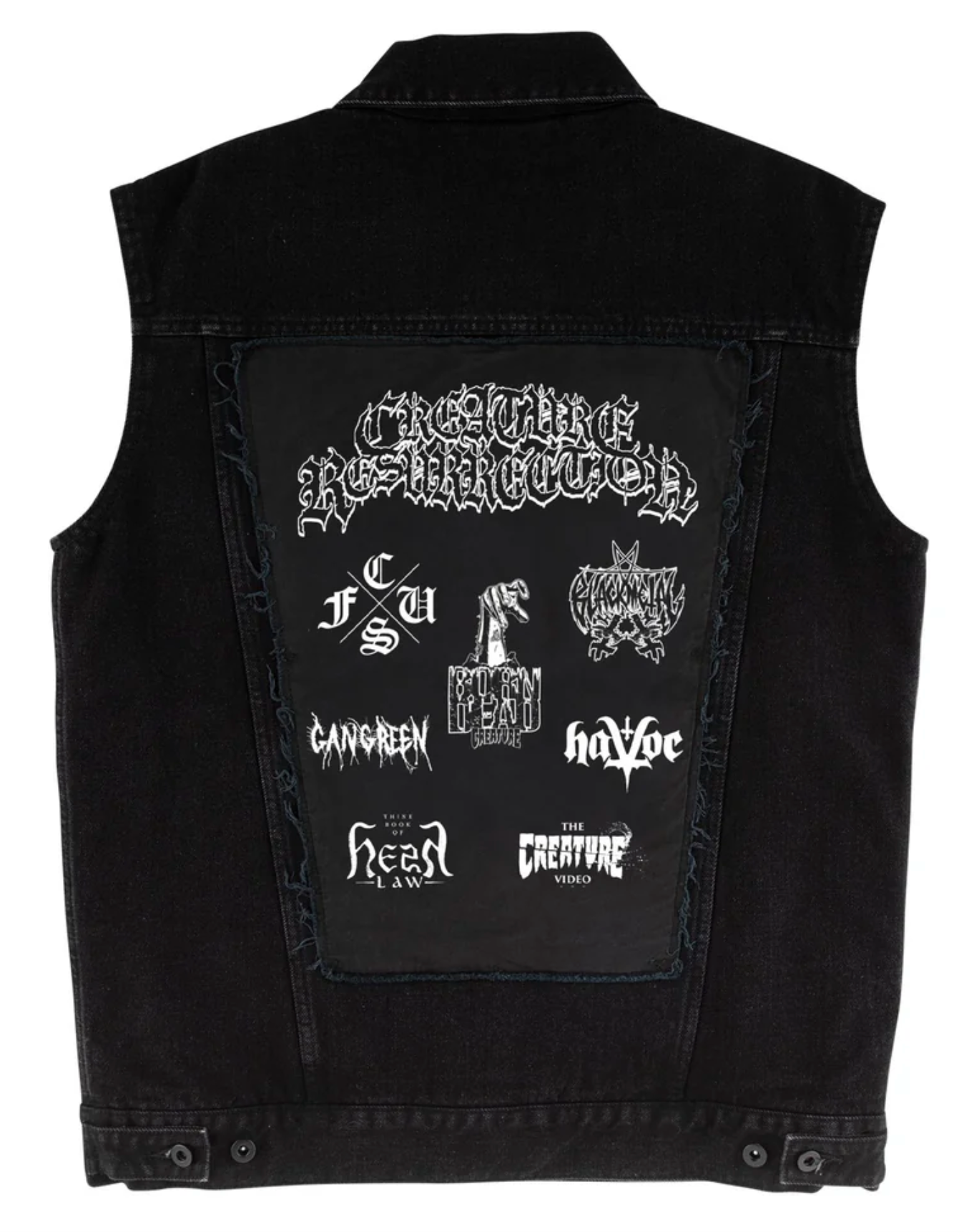 Creature: Resurrection Mens Creature Denim Vest