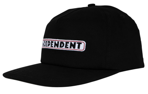 Independent: Bar Logo Snapback Independent Hat