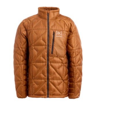 Burton: Mens AK Baker Down Jacket Chestnut Brown 25/26