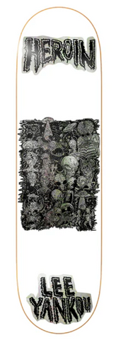 Heroin Skateboards: Lee Yankou Allegory of Fear Deck 8.25