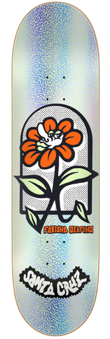 Santa Cruz: 8.00 Delfino Flower Frame Santa Cruz Deck