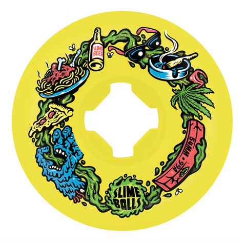Slime Balls: 54mm Scarf Balls Vomit Mini Yellow 99a