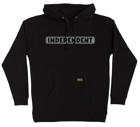 Independent: Bar Logo Reflective Mens Independent Hoodie