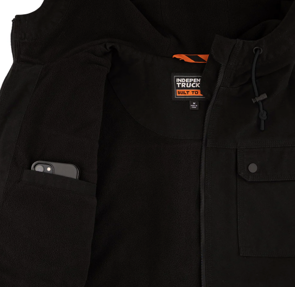 Independent: Built To Grind Hooded Mens Independent Canvas Work Jacket
