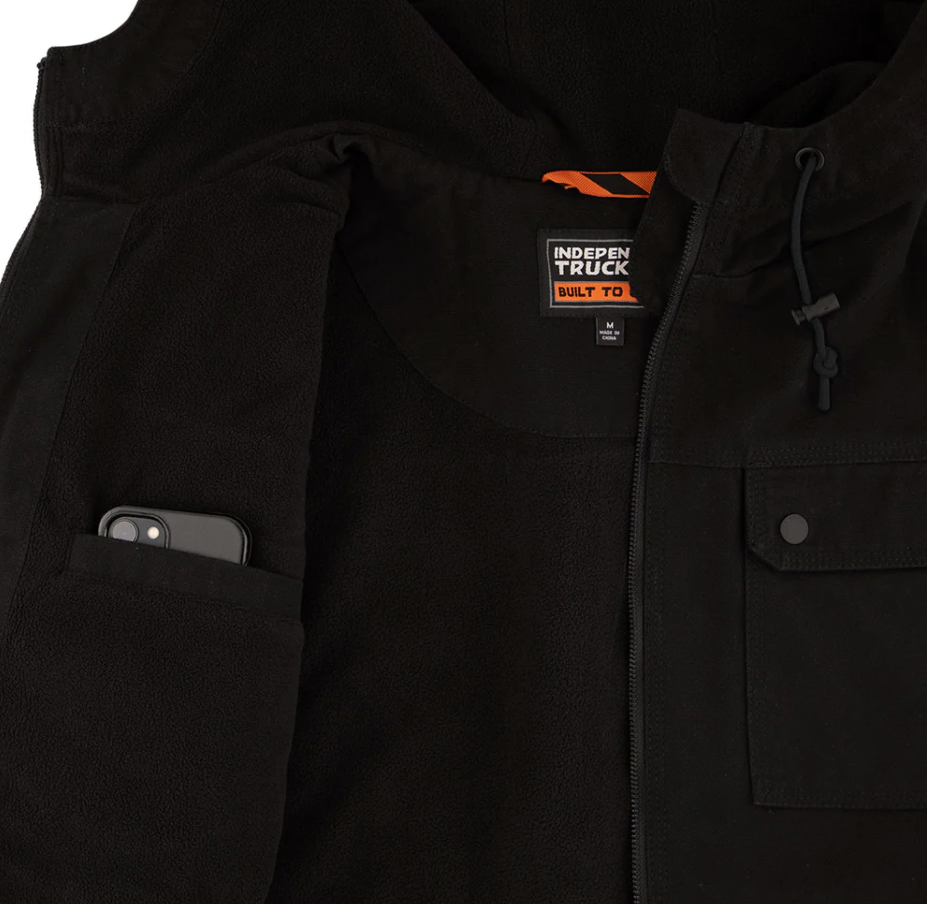 Independent: Built To Grind Hooded Mens Independent Canvas Work Jacket