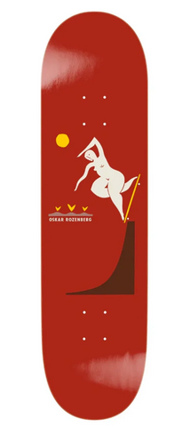 Polar Skate Co: Oskar Rozenberg Bs Noseblunt Burnt Red Deck