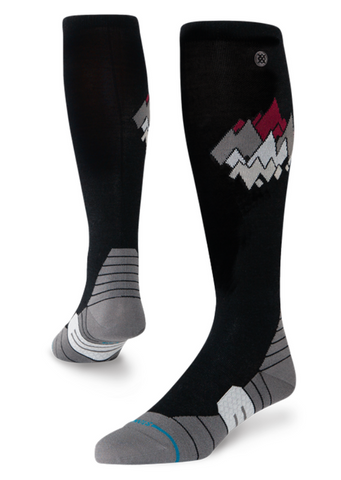 Stance Snow: Peaks UL Wool Snow - Black