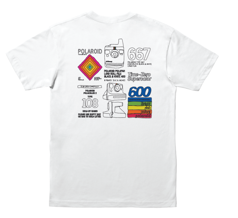 Stance: Polaroid Cartridge Tee - White